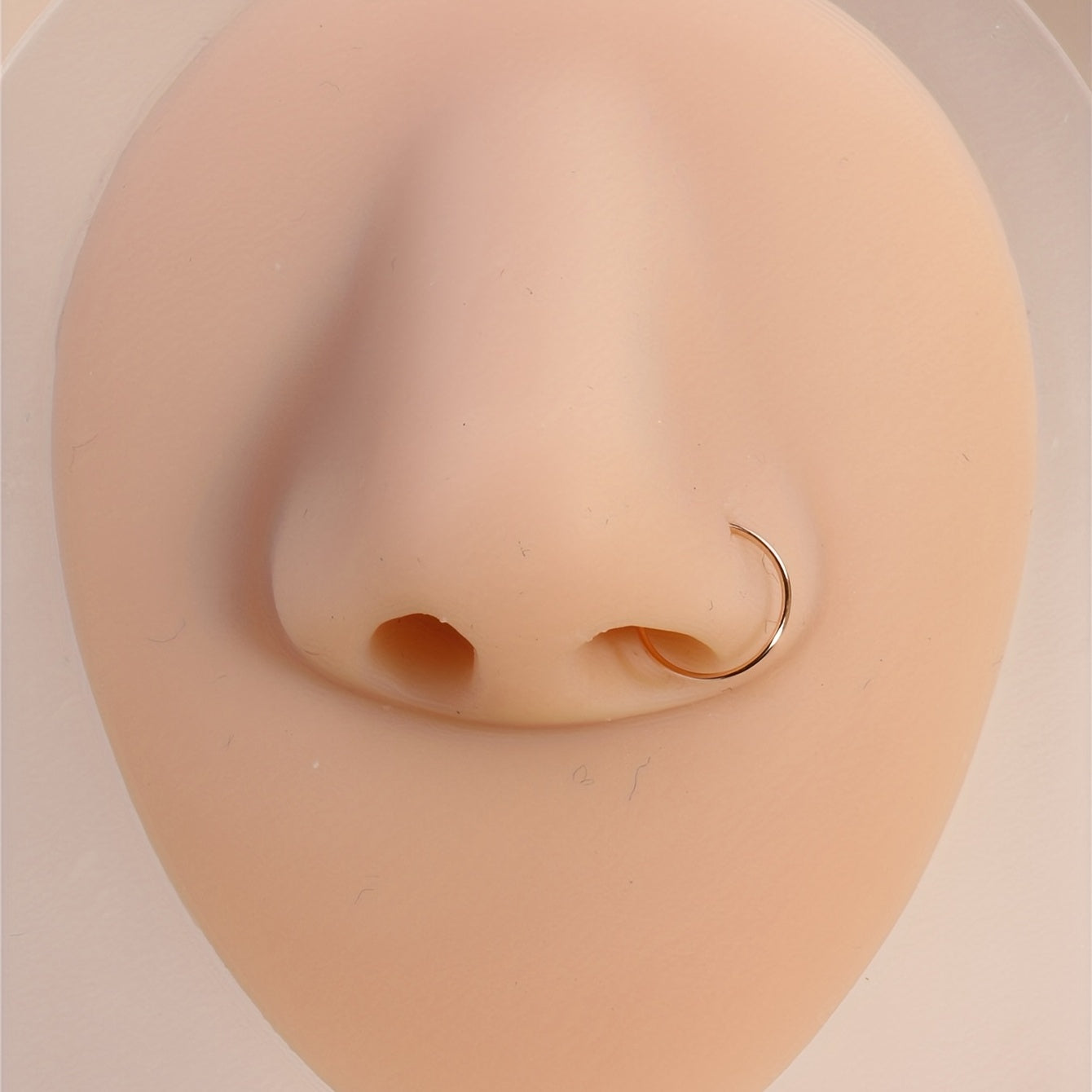 Upgrade Your Look with 20 Pieces of Simple Copper Hoop Nose Rings for Women & Girls