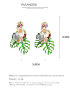 FN Long Tassel Flower Drop Earrings LOJS101