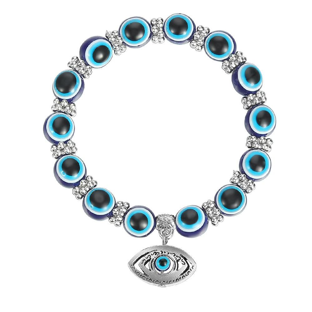 Devil's Eye Bracelet featuring Turtle and Butterfly Eye Pendants Perfect for Kids