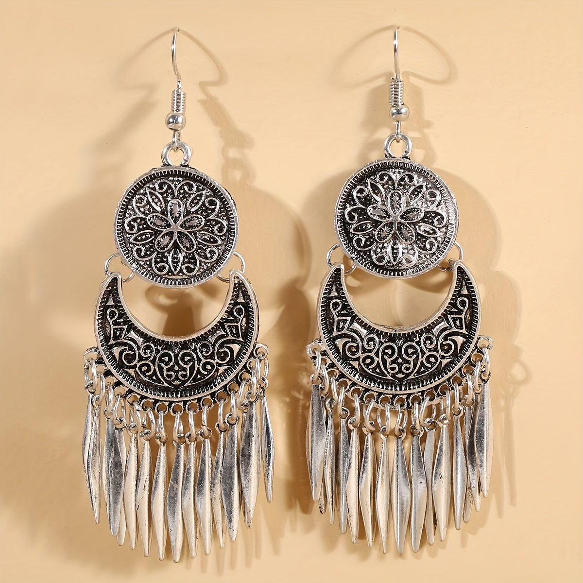 Vintage Bohemian Tassel Drop Earrings - Perfect for Ethnic Style & Party Wear!