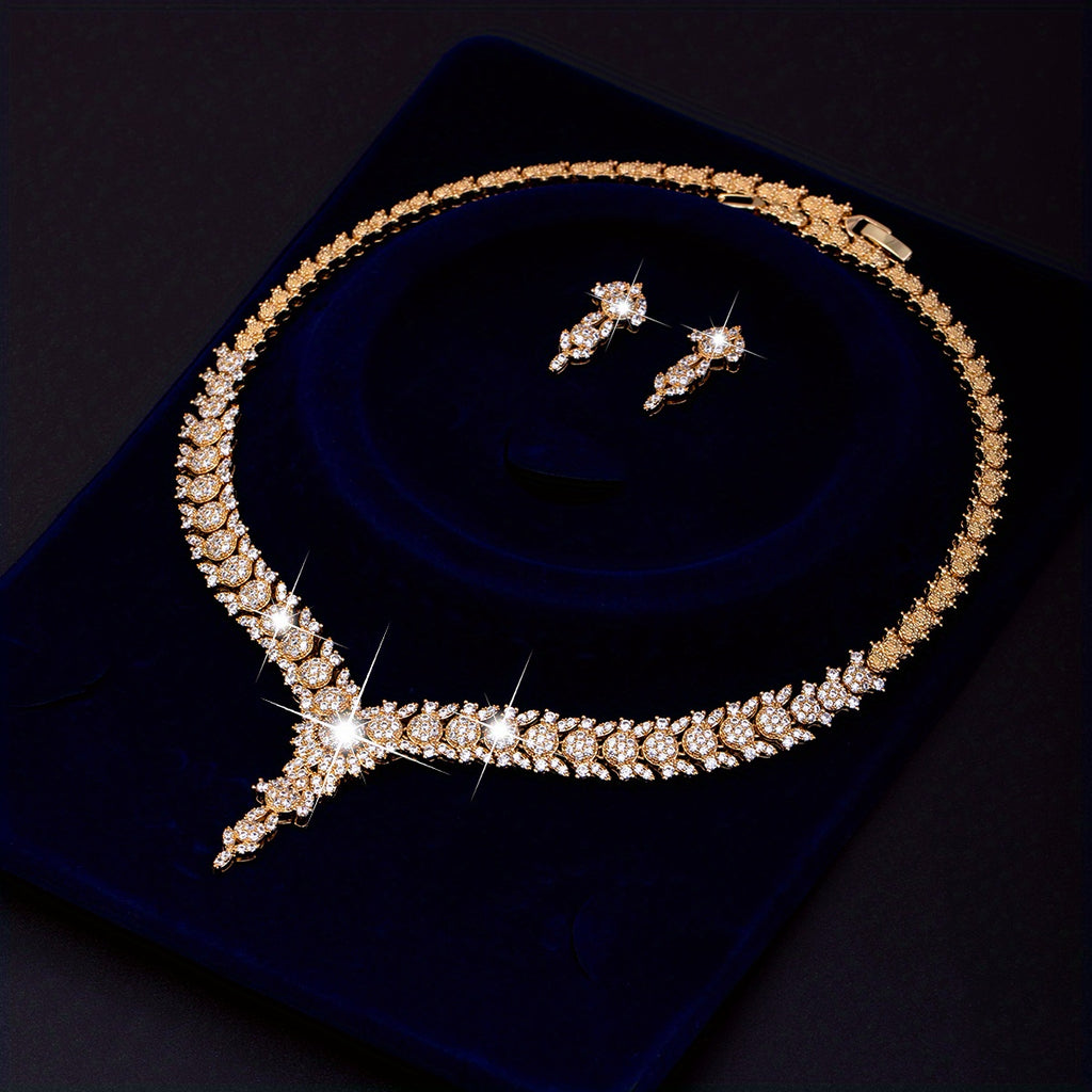 Gorgeous Zircon Set Earrings, Necklace & Pendant - Perfect Gift for the Special Woman in Your Life!