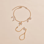 Step Up Your Style with our Vintage Toe Ring Anklet - Perfect for Women and Girls!