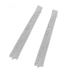 FN Slim Temperament Long Tassel Pendant Earrings LOJS44