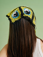 LB Hand Hook Knitting â€?Tai Chiâ€?Triangle Headscarf Hair Band LOJL79