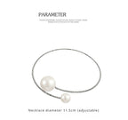FN Circle Collar Chain Temperament Sexy Necklace LOJS28
