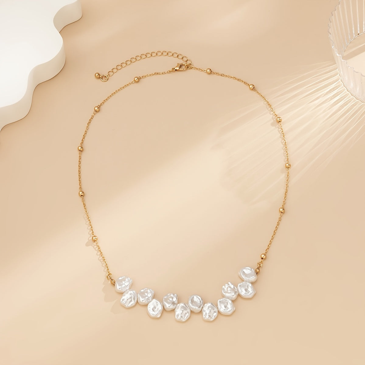 Gorgeous Elegant Special-Shaped Pearl Necklace - Perfect for Any Occasion!