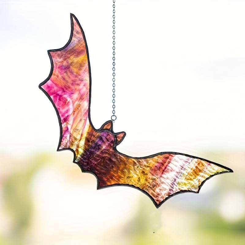 Add a Spooky Touch to Your Home with this Colorful Bat Pendant Decor - Perfect for Halloween, Gothic, Bar, KTV & Party Decor!