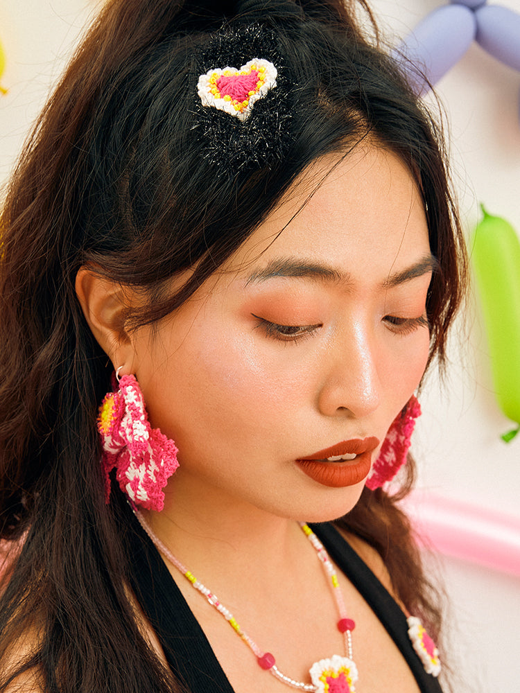 LB “Loveâ€?Headwear Side Hair Clip LOJL64