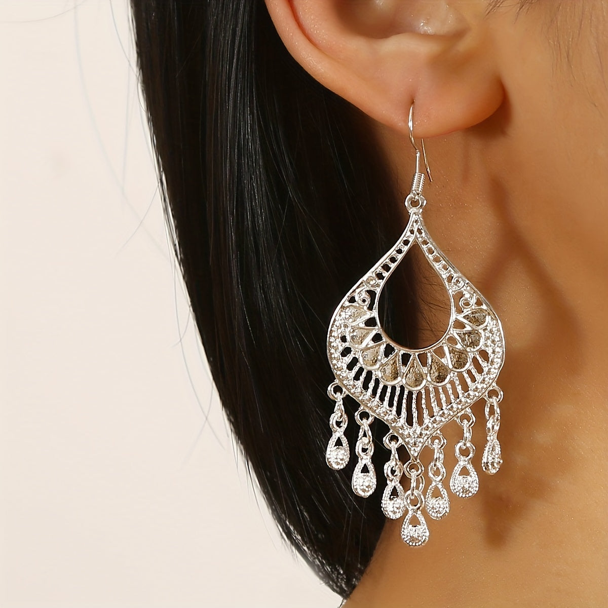 Gorgeous Bohemian Earrings - Zinc Alloy Silver Plated Jewelry - Perfect Gift for the Elegant Woman!