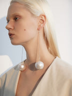 FN Long Temperament Ball Drop Earrings LOJS42