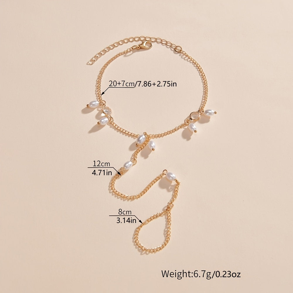 Step Up Your Style with our Vintage Toe Ring Anklet - Perfect for Women and Girls!