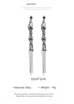 FN Long Appear Slimming Tassel Earrings LOJS6
