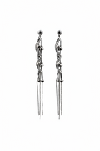 FN Long Appear Slimming Tassel Earrings LOJS6