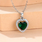 Gorgeous White Crystal Pendant Necklace - A Timeless Valentine's Day Gift for the Special Woman in Your Life!