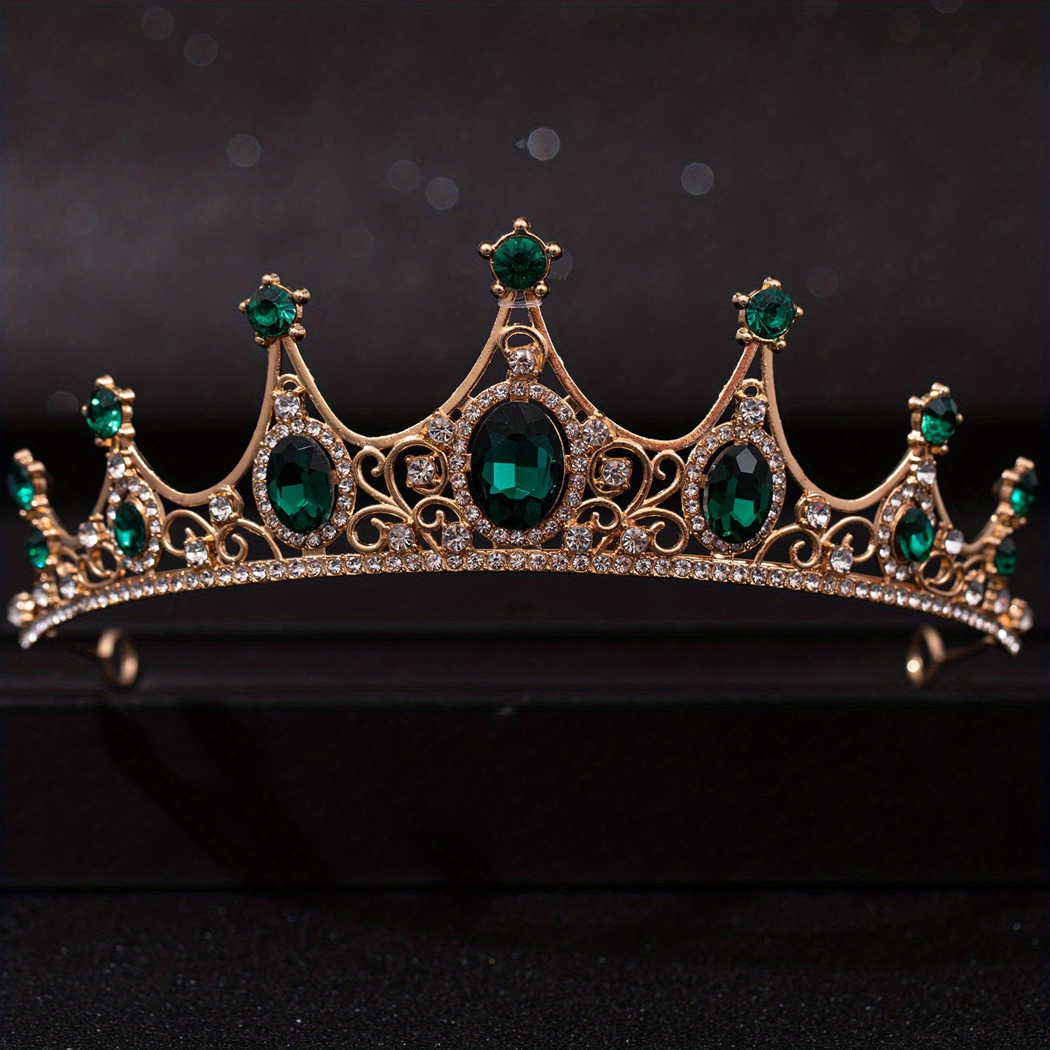 Elegant Vintage Small Baroque Crystal Tiaras Crowns, Halloween Hair Accessories, Bridal Jewelry, Rhinestone Crystal Diadem