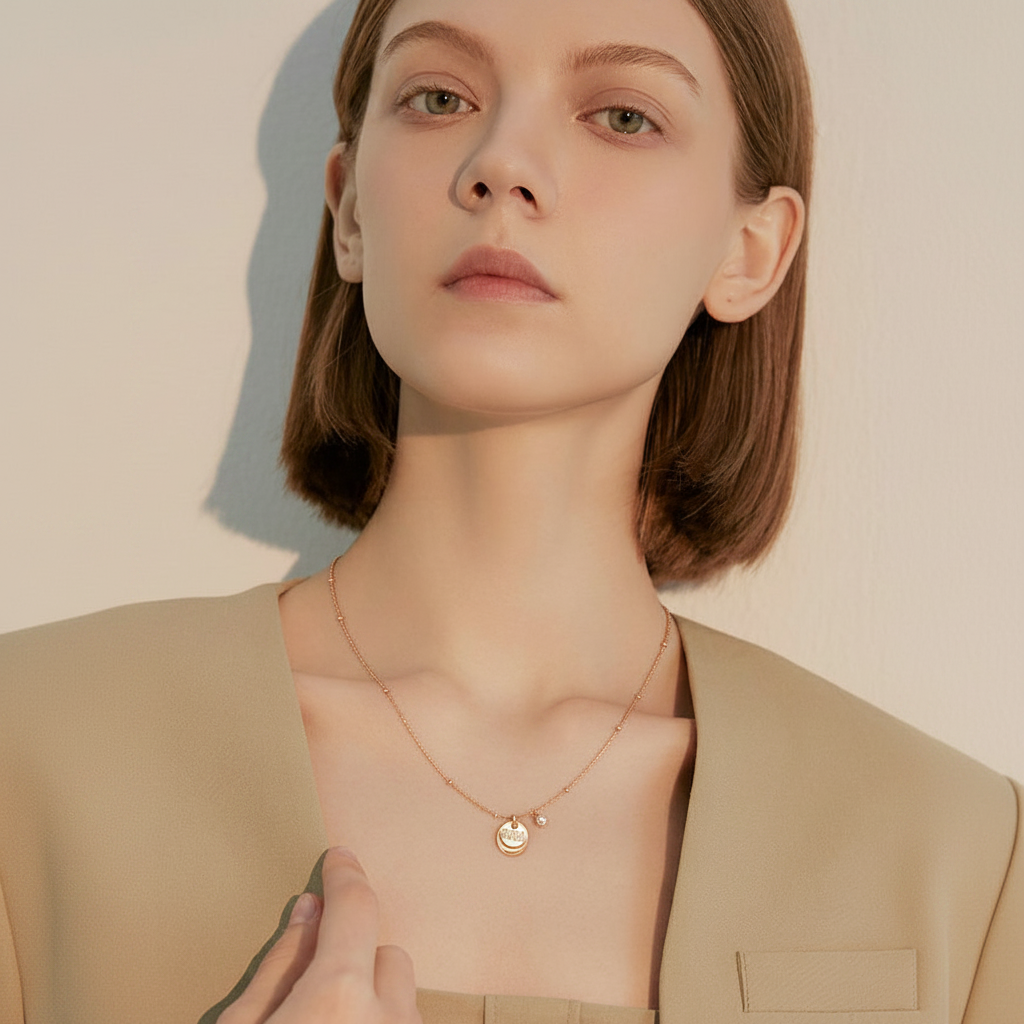SOUL Necklace on Model