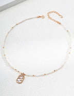 S925 Silver Fuyao Series Pearl Necklace | Lapis Lazuli & Mother of Pearl Cloud Pendant LOJ109