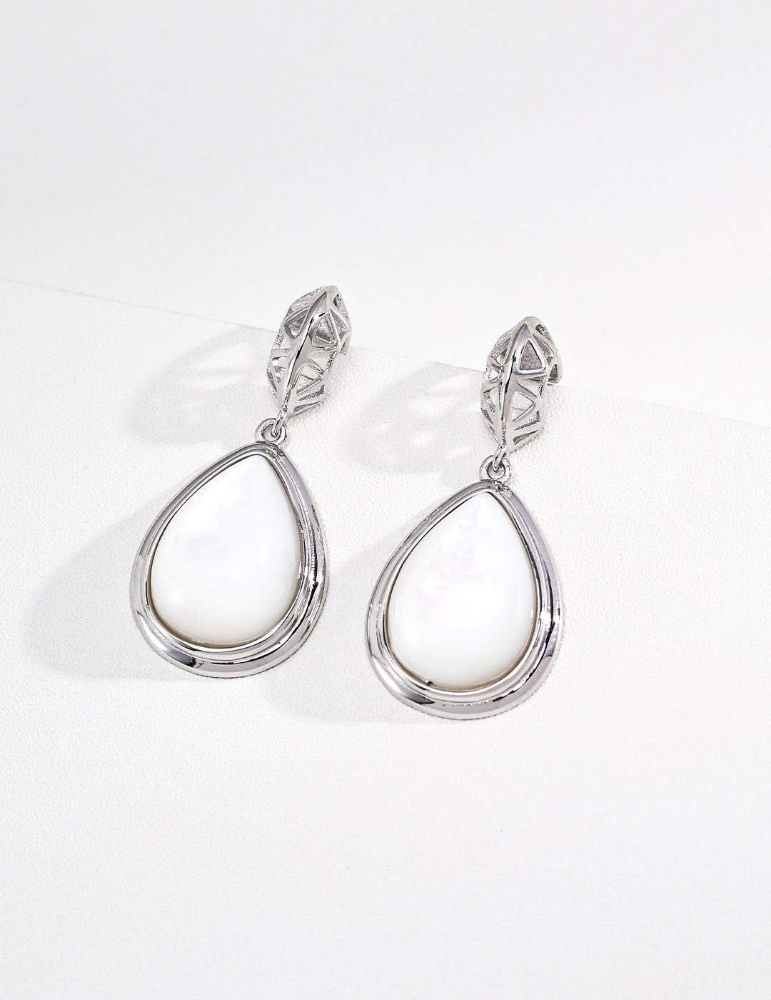 S925 Silver Moonfall Lapis Lazuli & Amazonite Teardrop Drop Earrings | Vintage Gold LOJ123