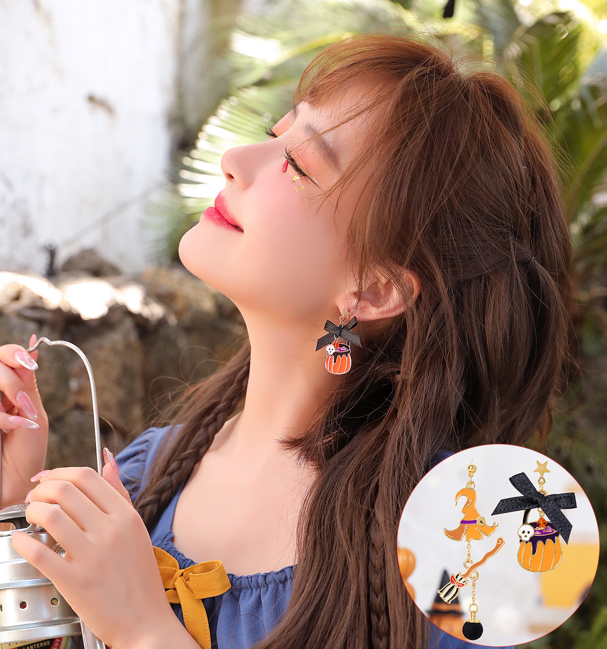 Halloween Earrings  Earnail Earclip LJH49