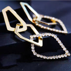 New Arrival Exaggerated Geometric Hipster Earrings PDD-CAROMAY 