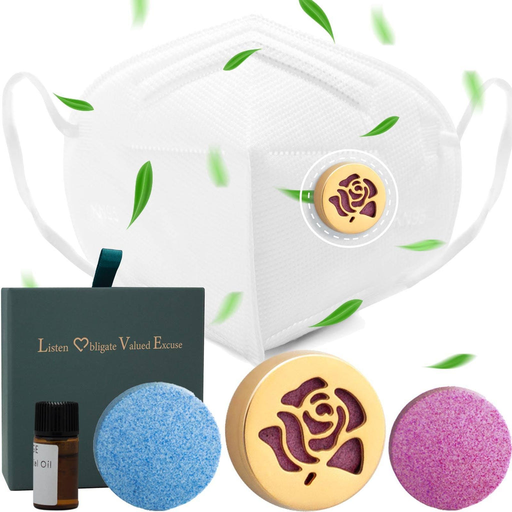 Mini Oil Diffuser with Essential Oil Set for Mask Aromatherapy Accessories - lightofjuwelen