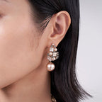 Elegant and Romantic Personality Sexy Vintage Floral Earrings 服饰与配饰 PDD 