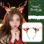 Christmas Elk Glowing Branch Hairpin Large Antler Hair Ornament LJC2