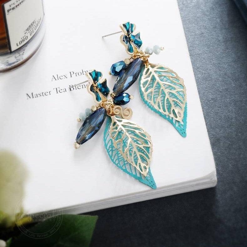 2022 Sahara Olive Tree New S925 Silver Needle Earrings - lightofjuwelen