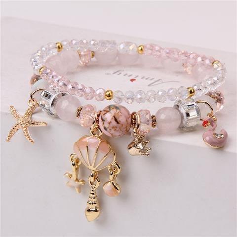 Crystal Starfish Girl Bracelet for Kid - lightofjuwelen