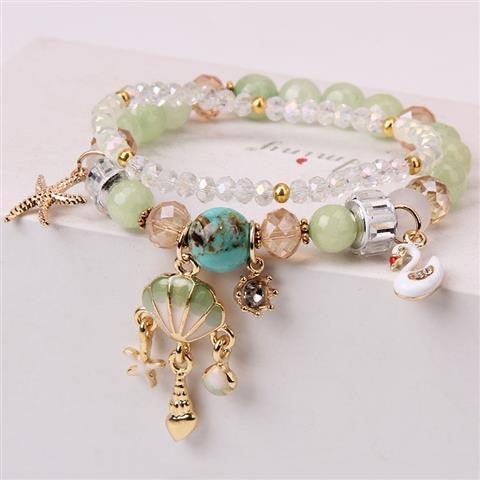 Crystal Starfish Girl Bracelet for Kid - lightofjuwelen