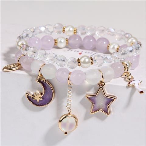 Crystal Starfish Girl Bracelet for Kid - lightofjuwelen