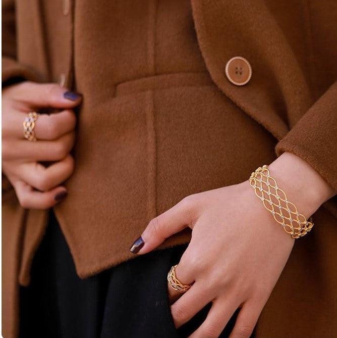 New Arrival Athena Upscale Design Vintage Palace Woven Exquisite Bracelet - lightofjuwelen