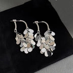 Metal Sequin Tassel Earrings LJ52
