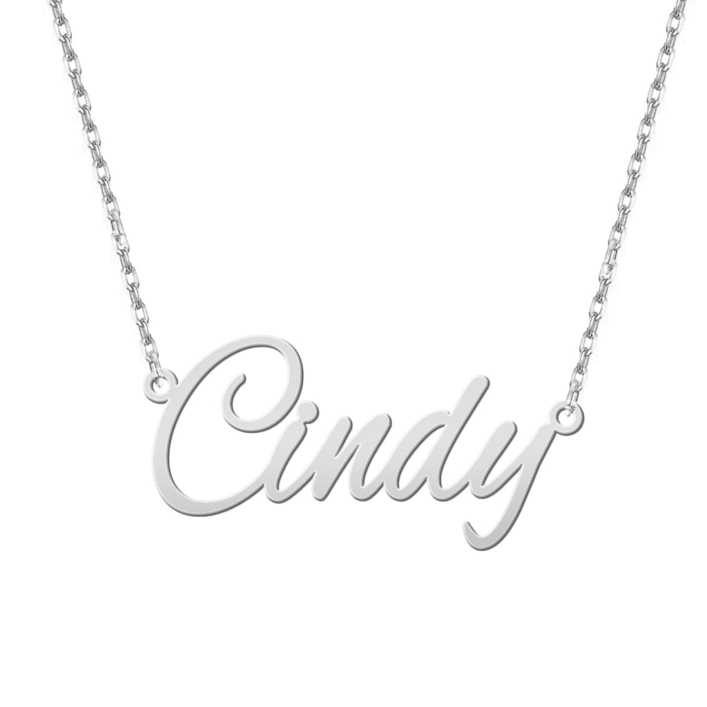 Personalized Titanium Steel Name Necklace