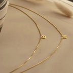 Hot Ins Style Layer Personalized Name Word Necklace