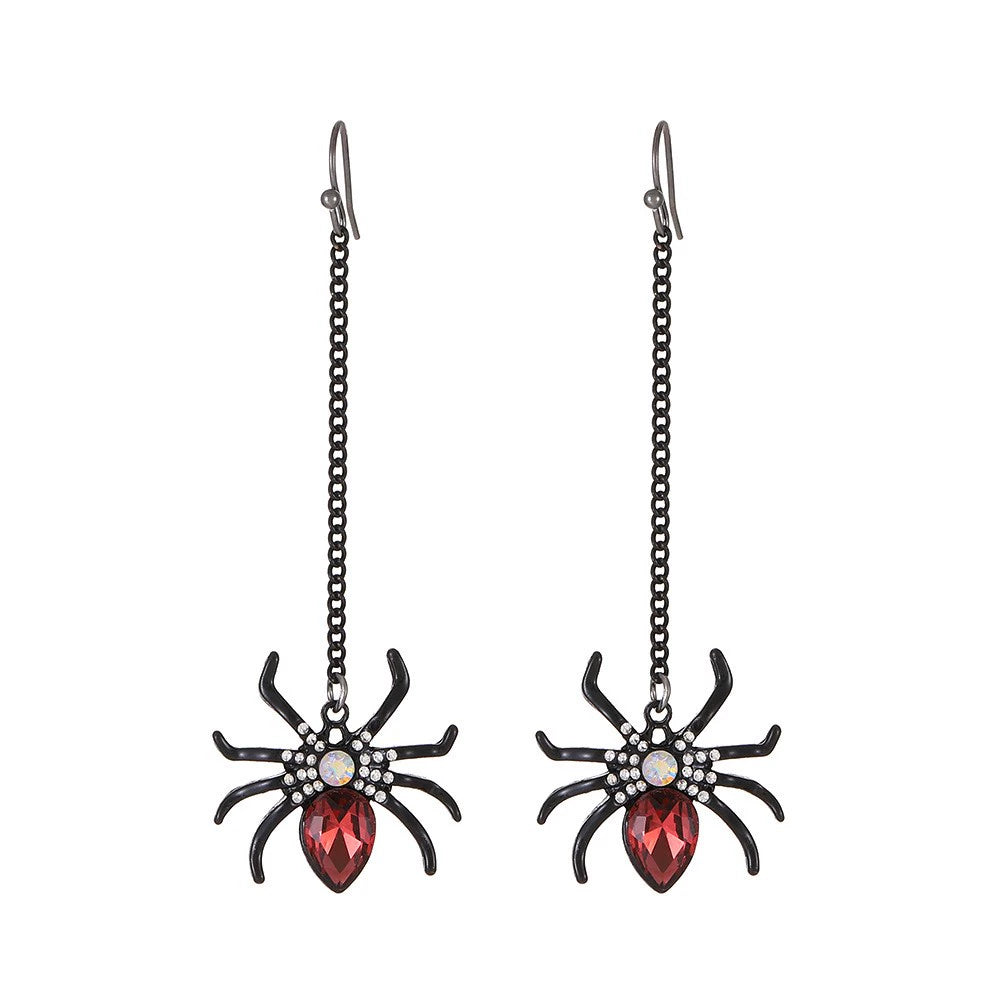 Halloween Cute Sweet Cool Spider Earrings LJH51