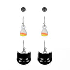 Halloween Cute Sweet Cool Spider Earrings LJH51