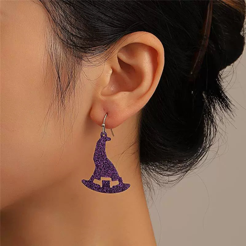 Halloween Cute Sweet Cool Spider Earrings LJH51