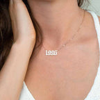 Birth Year Custom Necklace for Thanksgiving Gift