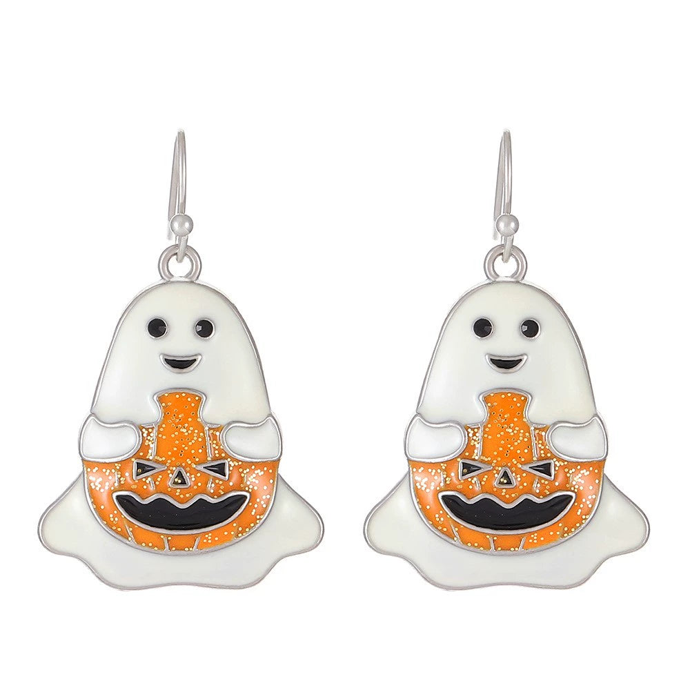 Halloween Cute Sweet Cool Spider Earrings LJH51