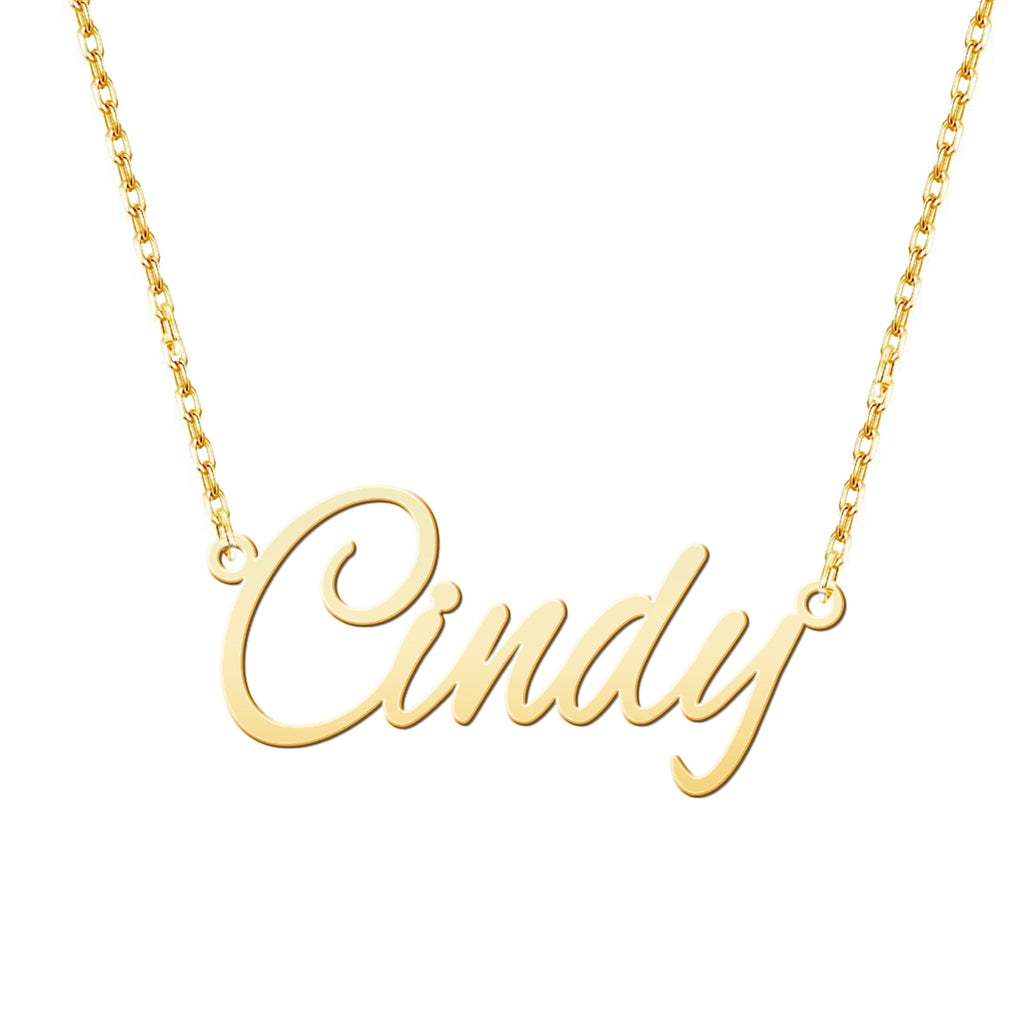 Personalized Titanium Steel Name Necklace