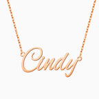 Personalized Titanium Steel Name Necklace