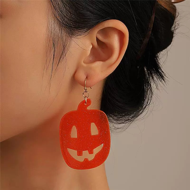 Halloween Cute Sweet Cool Spider Earrings LJH51