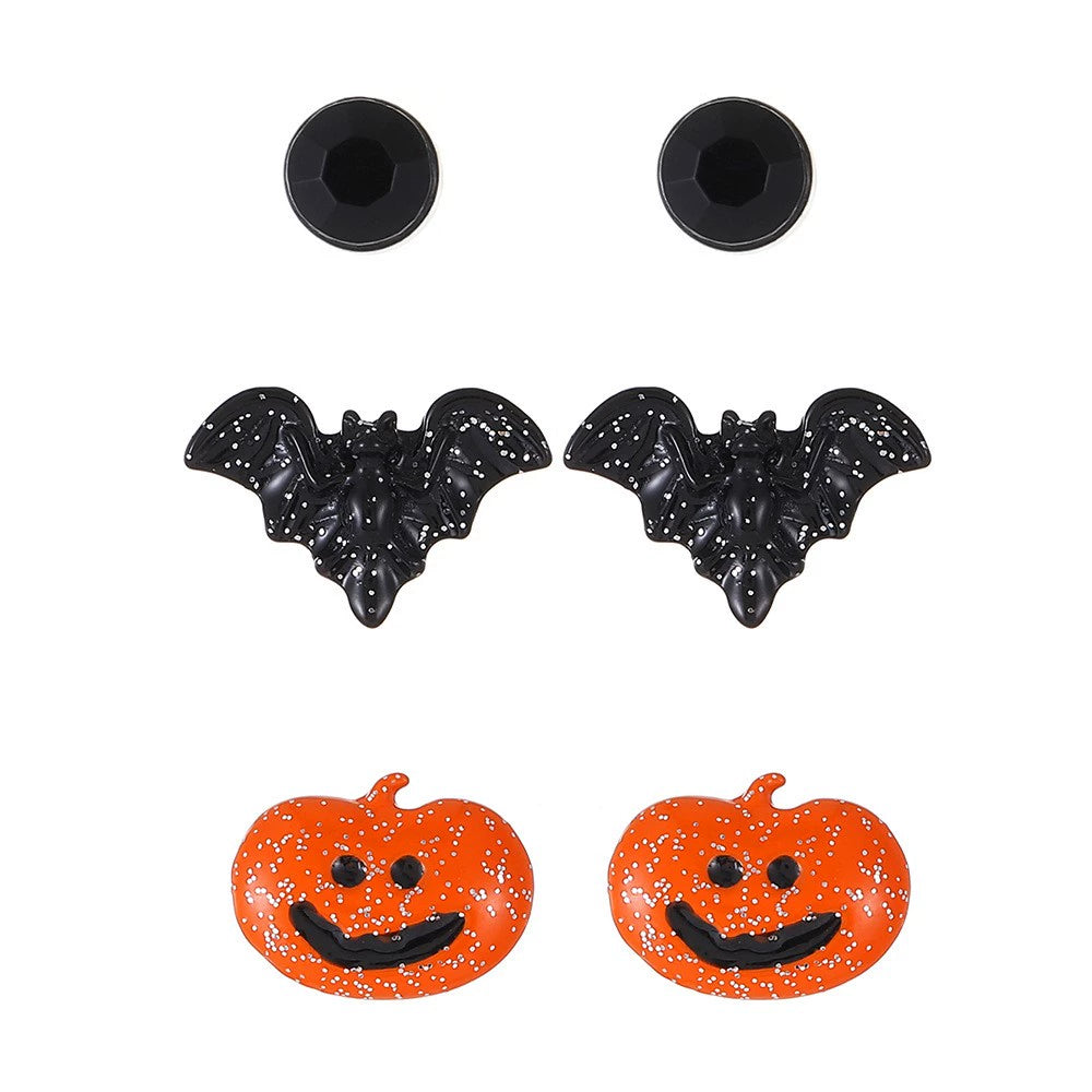 Halloween Cute Sweet Cool Spider Earrings LJH51