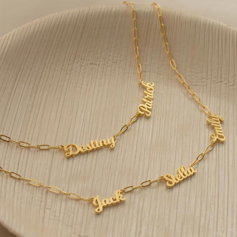 Couple/Family Name Necklace