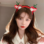 Christmas Headdress Butterfly Branches Headband Hairpin LJC3