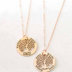 925 Sterling Life Tree Name Pendant Chain Necklace