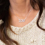 Birth Year Custom Necklace for Thanksgiving Gift