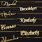 Personalized Titanium Steel Name Necklace