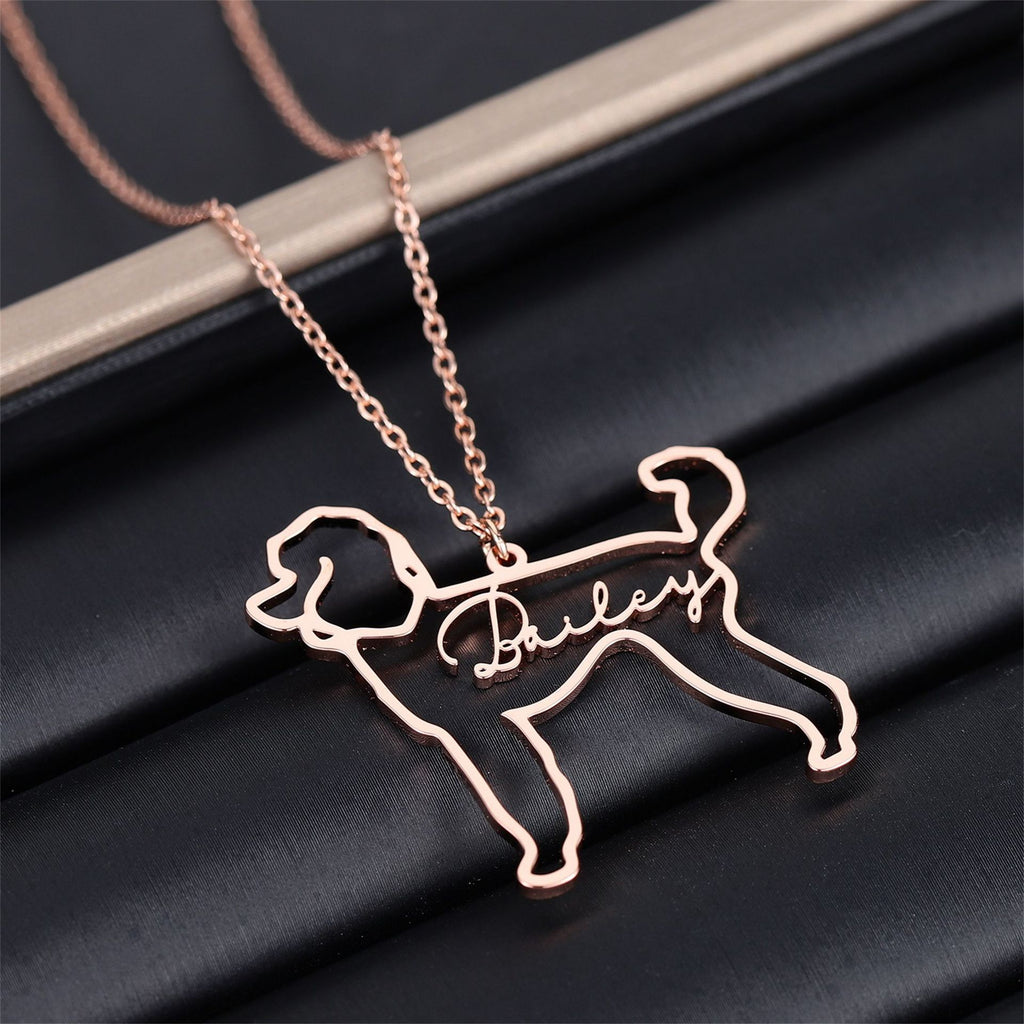 Handmade Custom Engraving Pet Necklace
